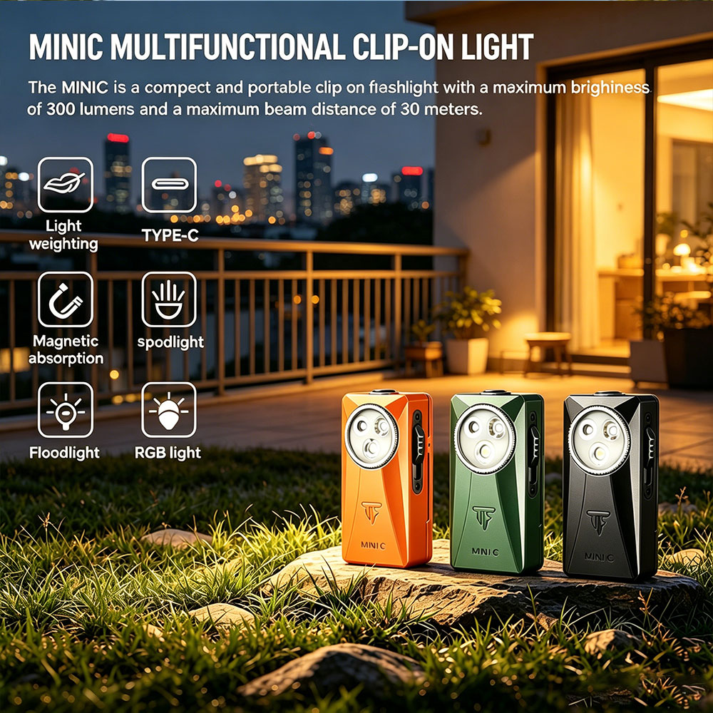 Trustfire MINIC 800 Lümen EDC  - Edc Carry Clip incelemesi ve fiyatı