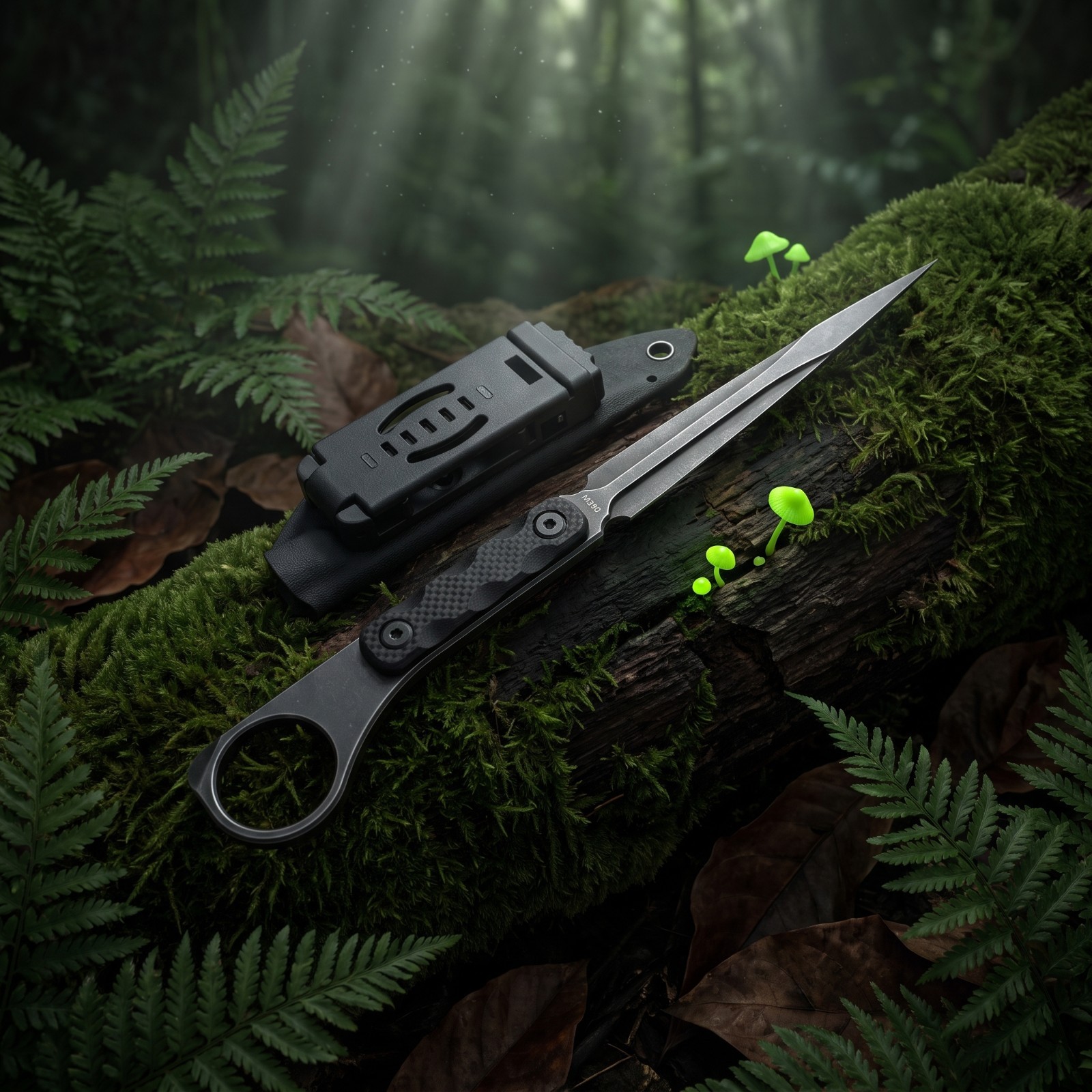 Yüksek Sertlikte Çelik Sabit N - Edc Concealed Carry Knife incelemesi ve fiyatı