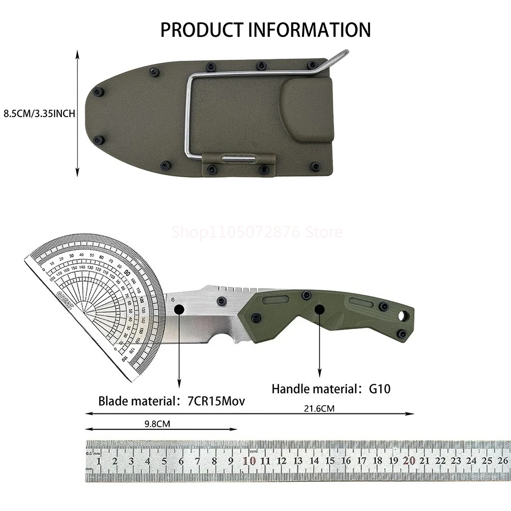 Yüksek Sertlik 7CR15Mov Bıçak  - Edc Concealed Carry Knife incelemesi ve fiyatı